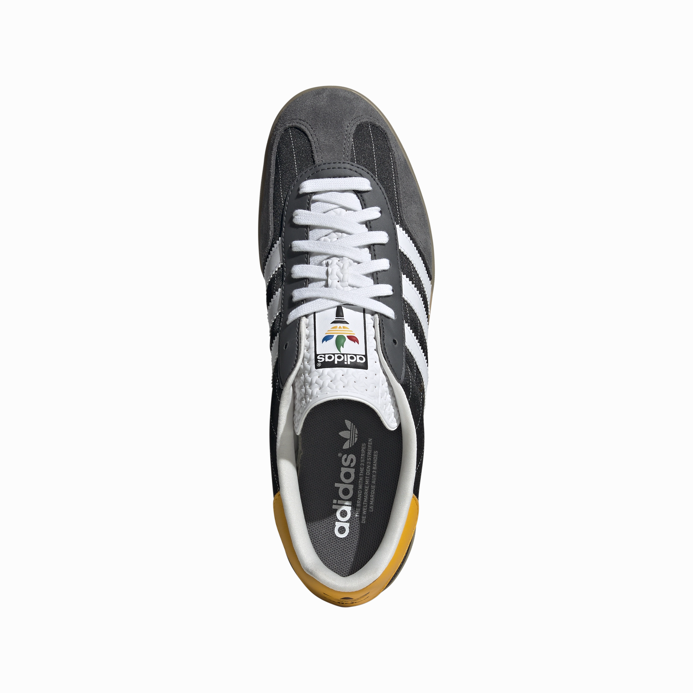 Gazelle Indoor 'Black White' Cushioned Sole
