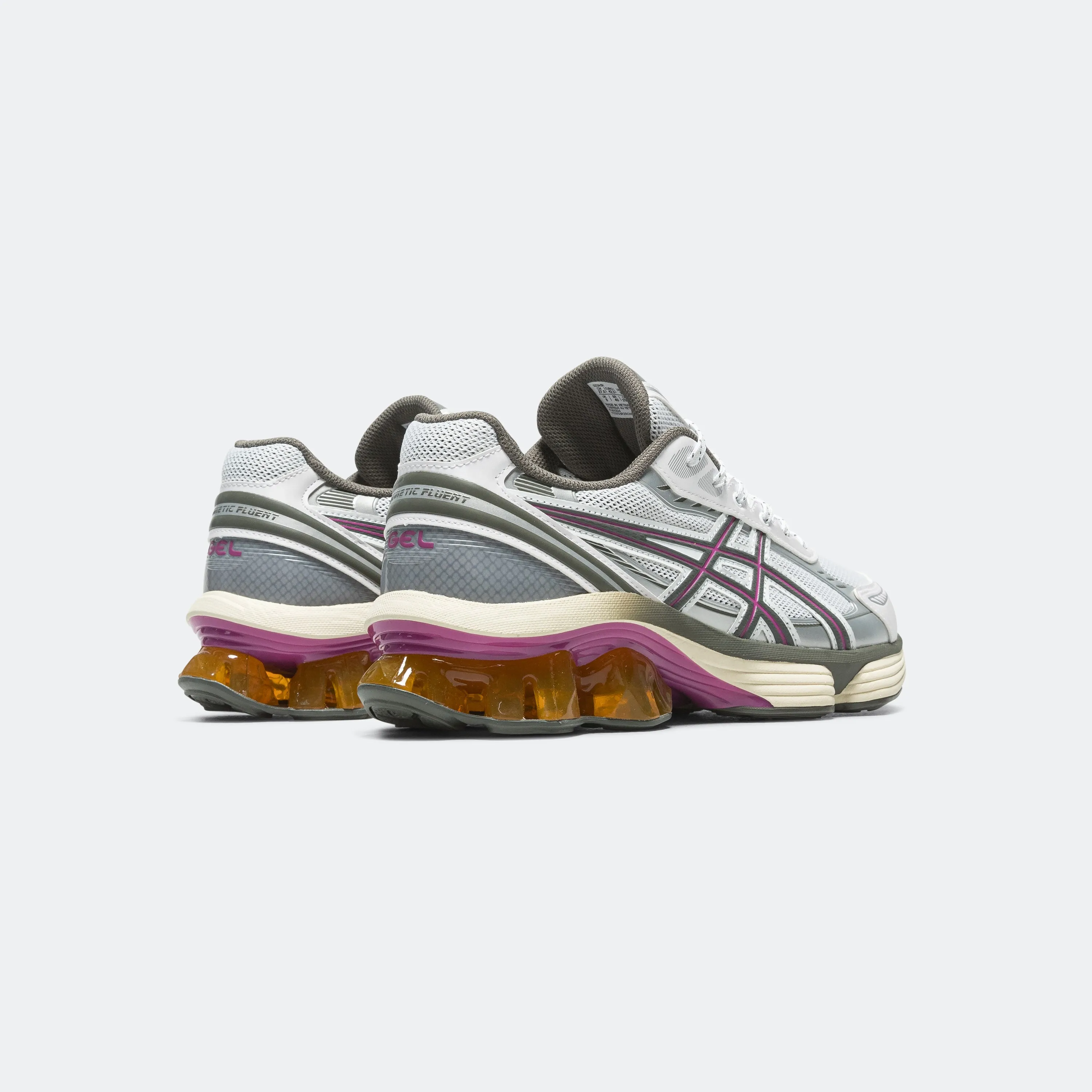 GEL-Kinetic Fluent - White/Truffle Grey Flex Comfort