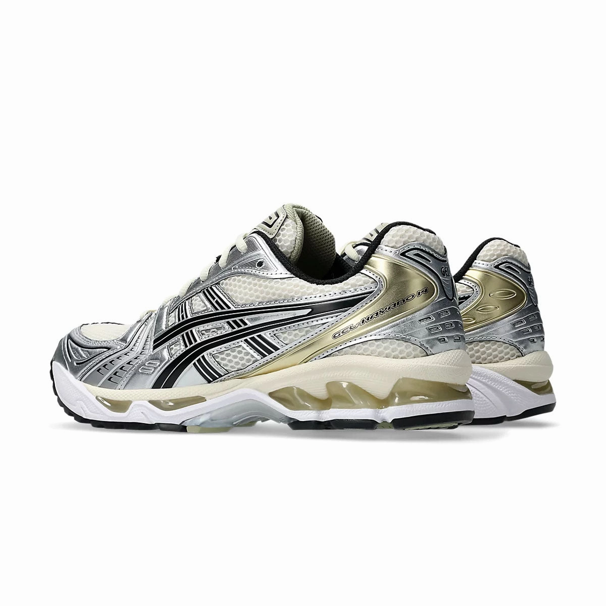 GEL-Kayano 14 'Birch Pure Silver' Stylish laces