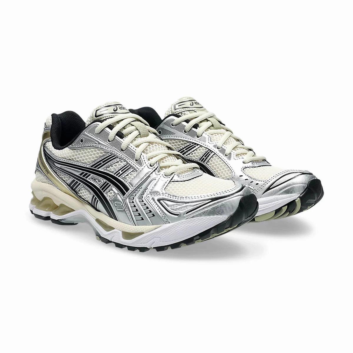 GEL-Kayano 14 'Birch Pure Silver' Stylish laces