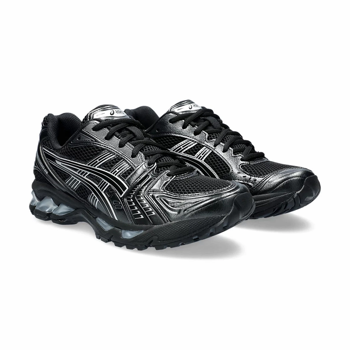 GEL-Kayano 14 'Black Pure Silver' Modern Step Move Glide-Out