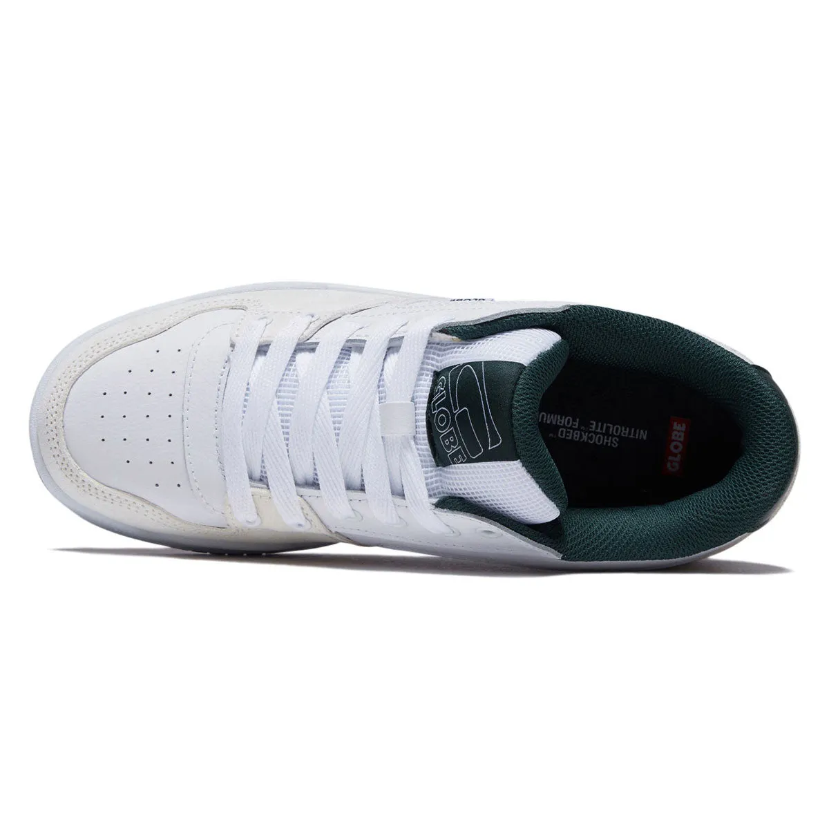 Globe Mojo 2.0 Shoes - White/Pine Modern Style