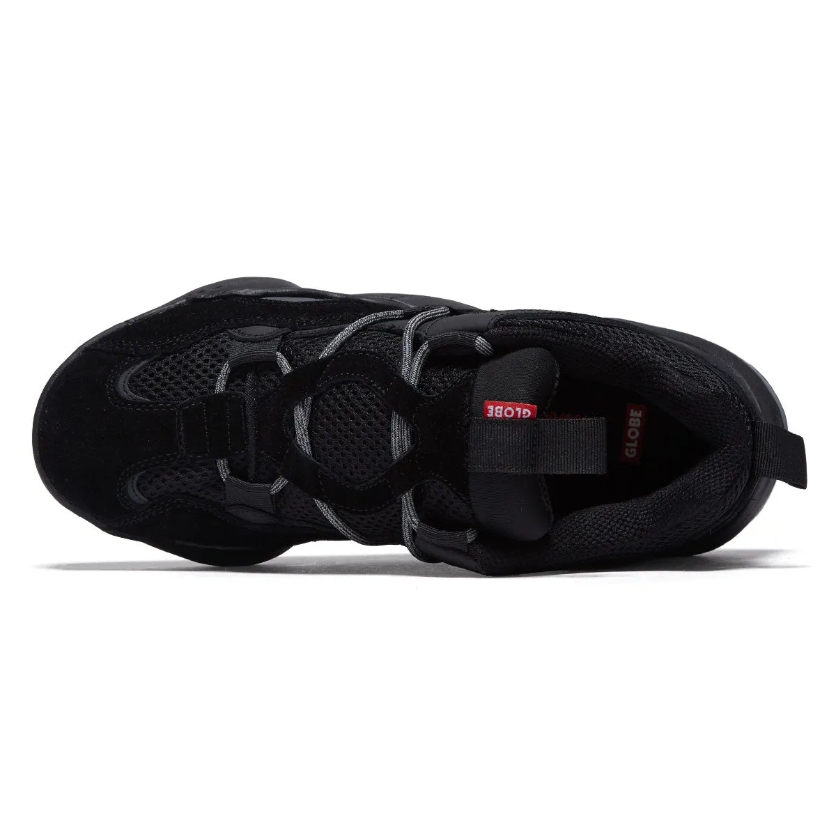 Globe Option Evo Shoes - Black/Phantom Ankle Pad