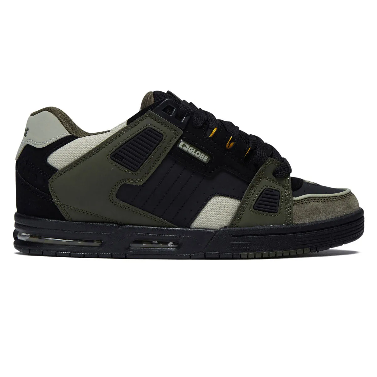 Globe Sabre Shoes - Black/Army Trend Forward