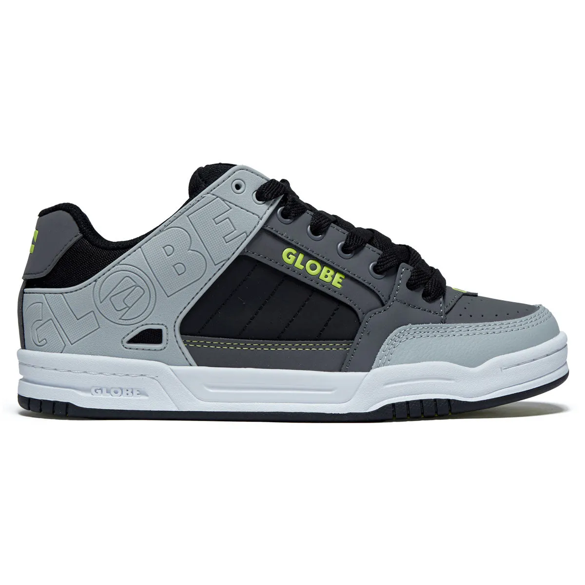 Globe Tilt Shoes - Greyscale/Black Effortless Performance Classic Look