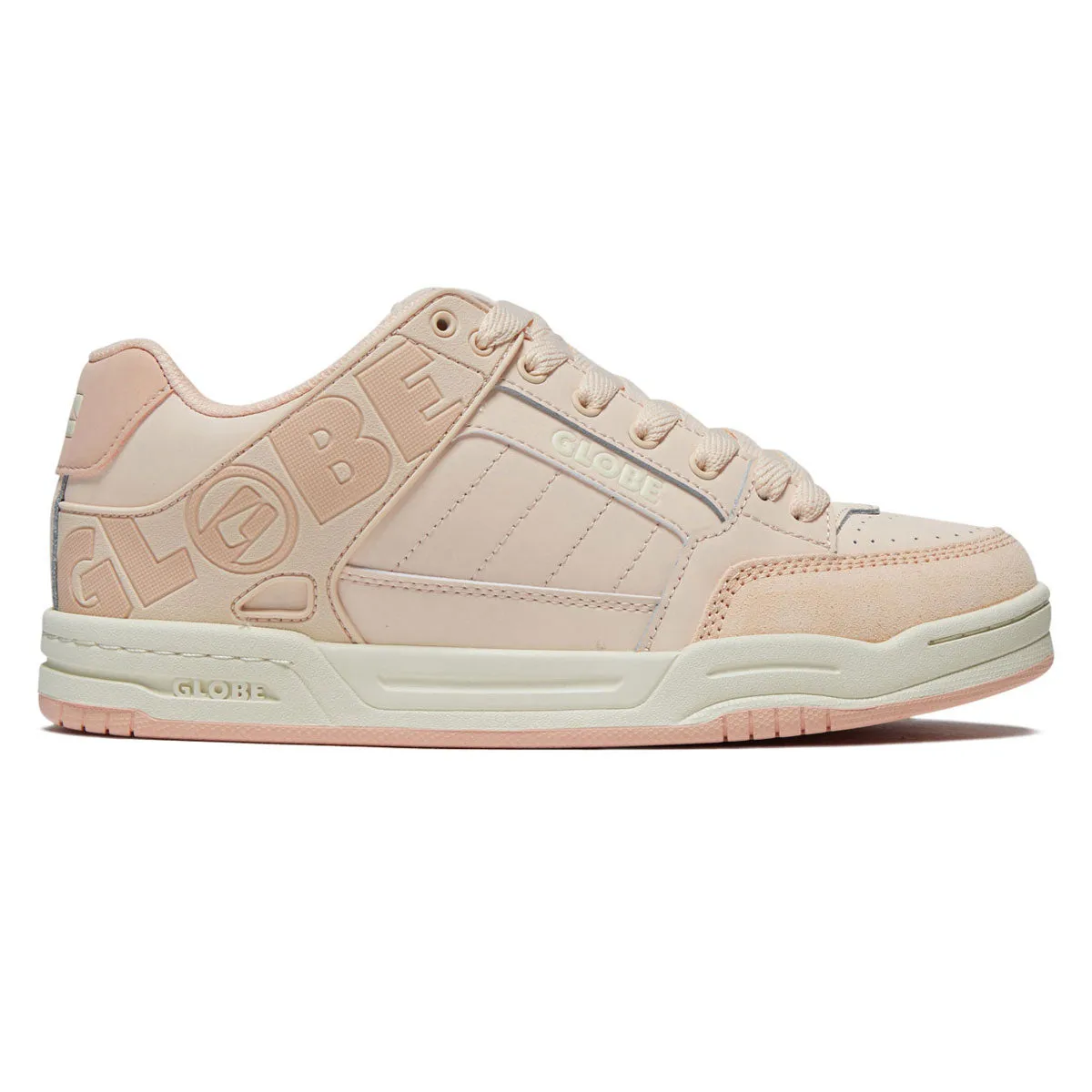 Globe Tilt Shoes - Peach/Cream Stylish Step Quick Movement