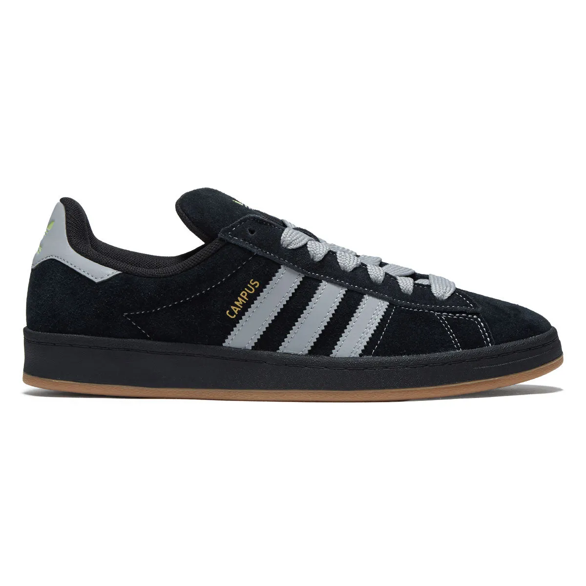 Grip Elite Adidas Campus 90s ADV Shoes - Core Black/Grey/Gold Metallic