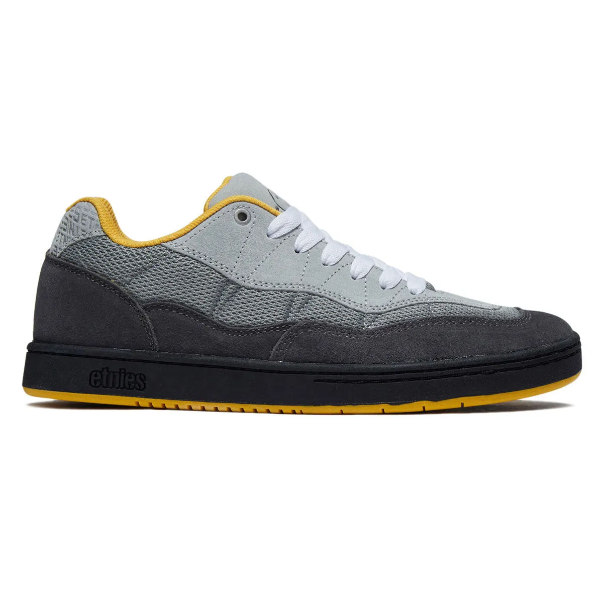 Trend Fashion Etnies Snake Shoes - Grey/Grey/Yellow