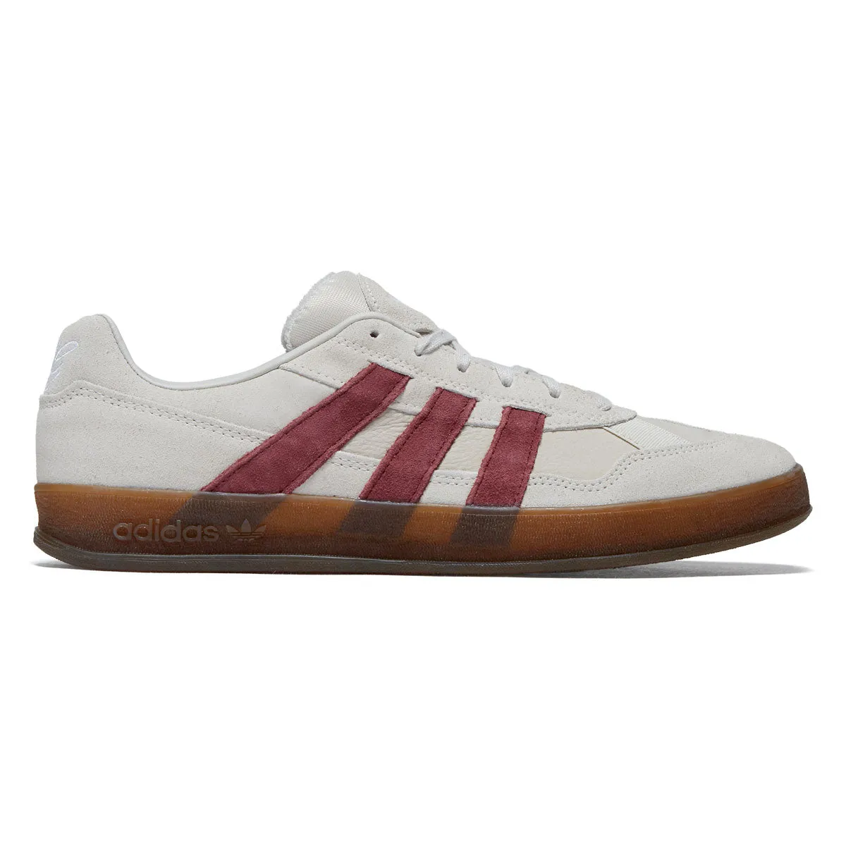 Campus Life Adidas Aloha Super Shoes - Aluminum/Shadow Red/Gum