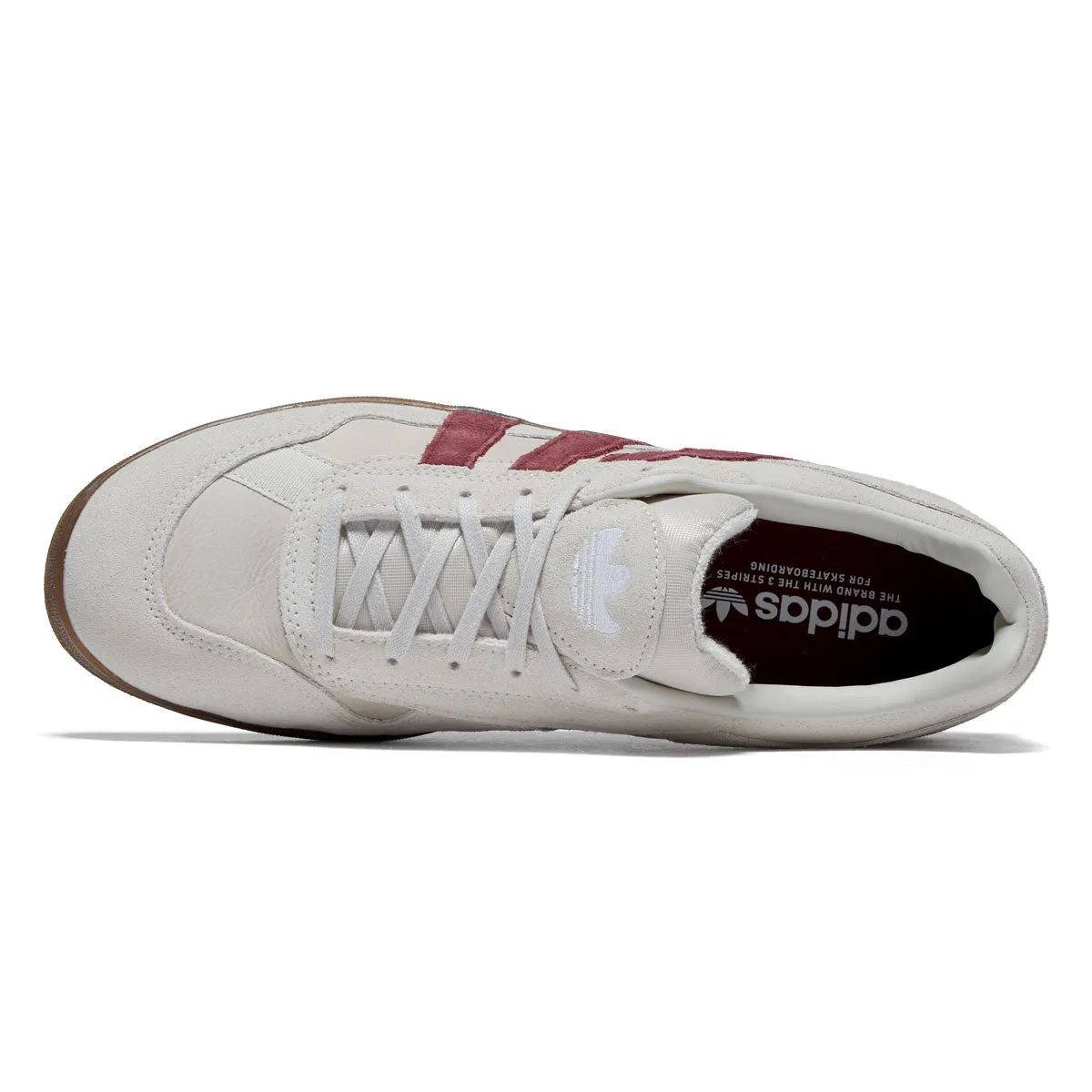 Grip Lock Adidas Aloha Super Shoes - Aluminum/Shadow Red/Gum