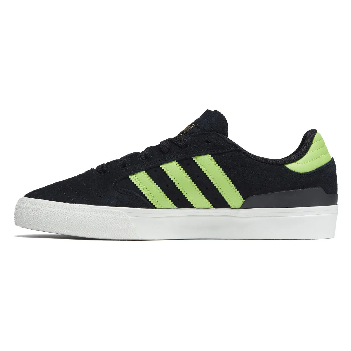 Grip Master Adidas Busenitz Vulc II Shoes - Core Black/Semi Solar Slime/Gold Metallic