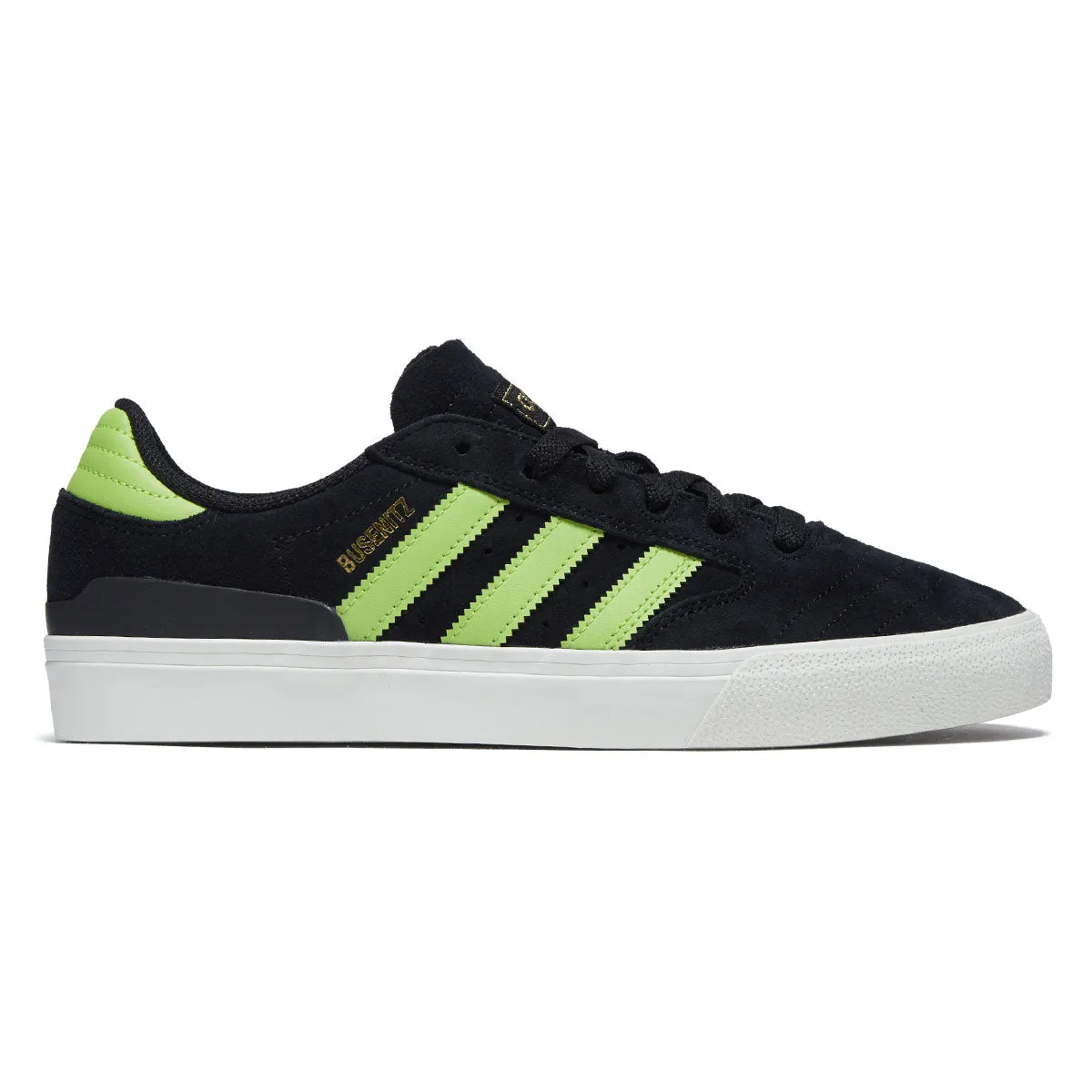 Adidas Busenitz Vulc II Shoes - Core Black/Semi Solar Slime/Gold Metallic Fast Comfort Urban Flex