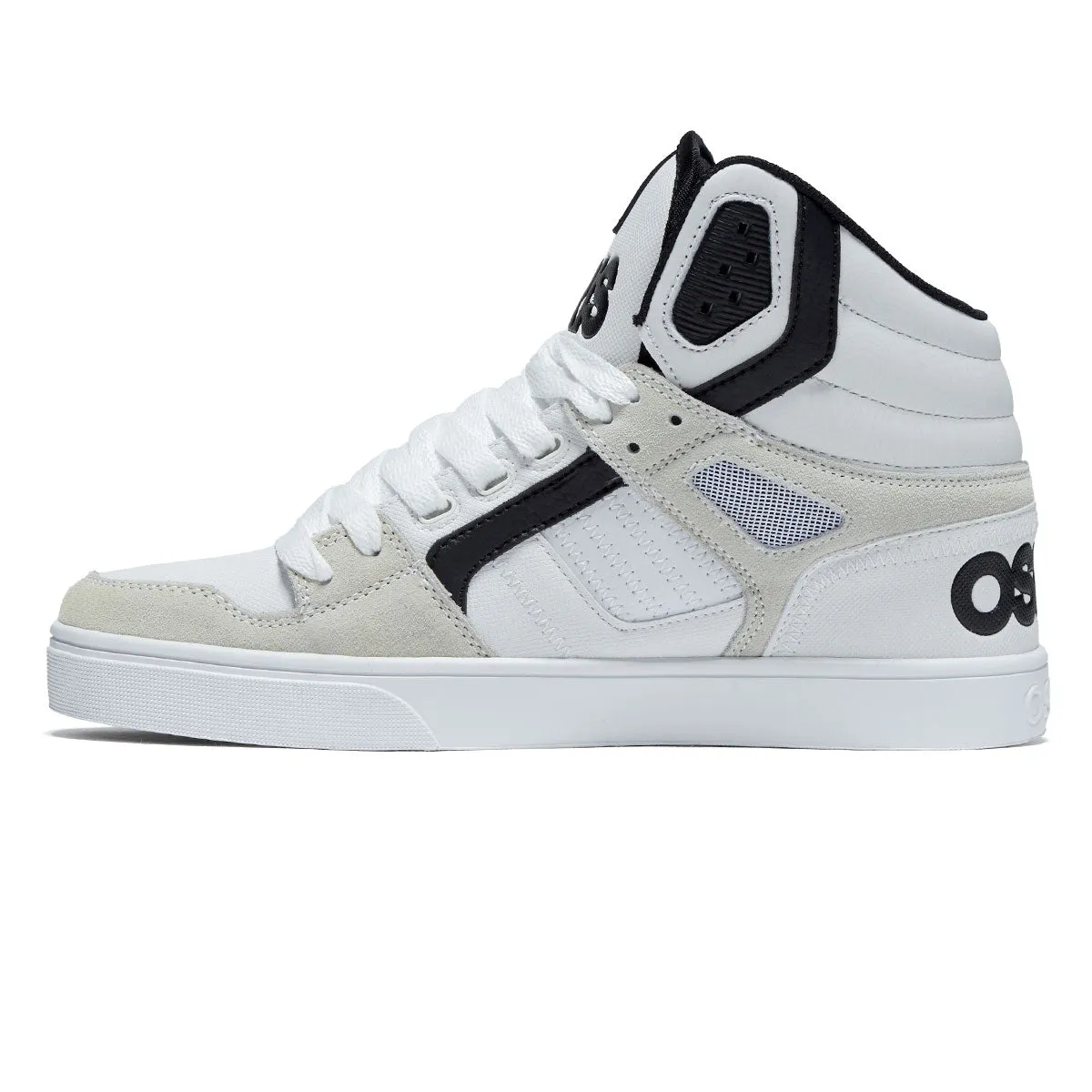Grip Max Pro Osiris Clone Shoes - White/Black/White