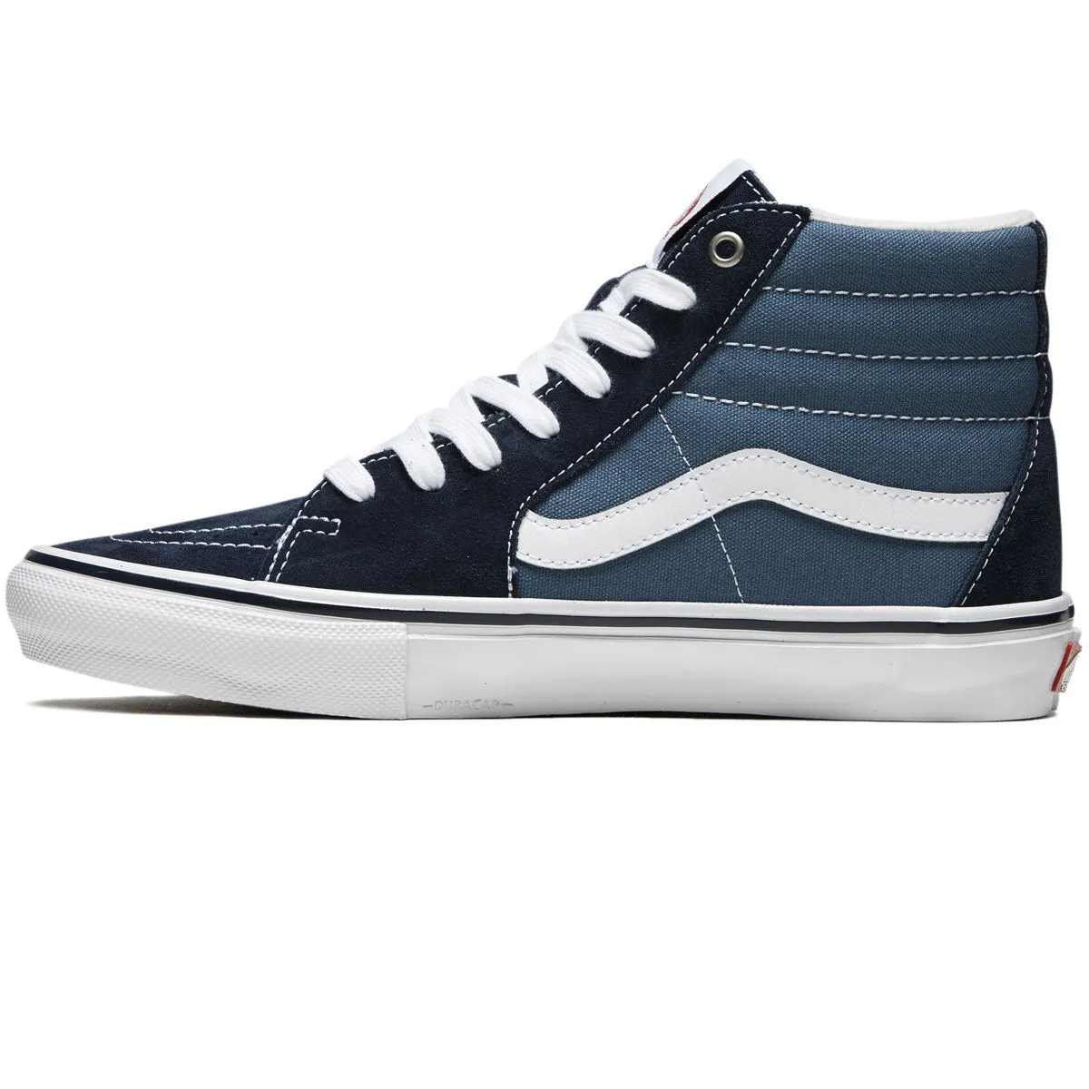 Grip Pulse Vans Skate Sk8-Hi Shoes - Navy/White
