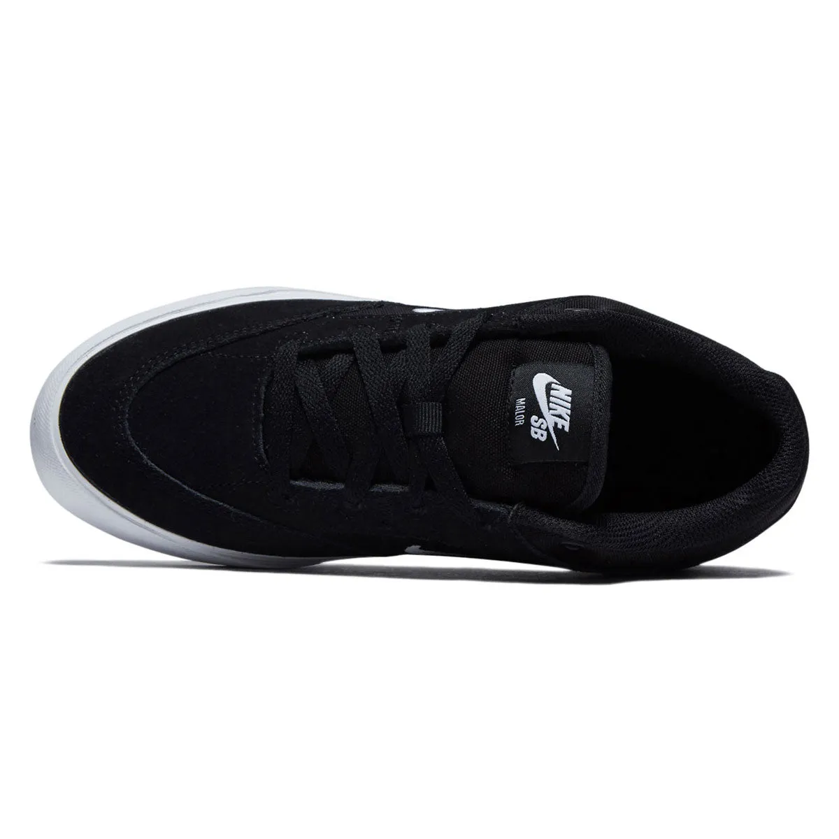 Grip Rush Nike SB Youth Malor Shoes - Black/White/Black/White