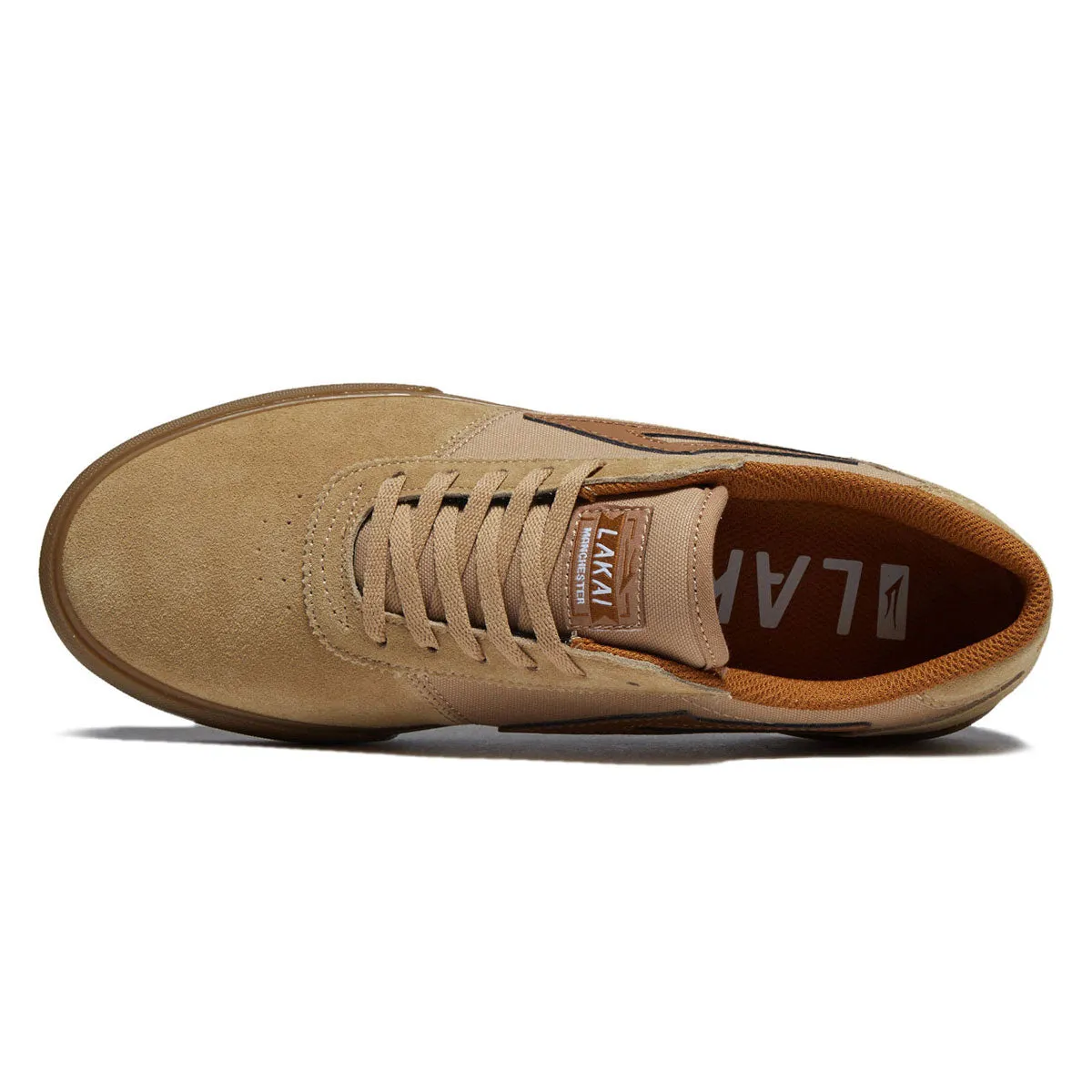 Grip Step Max Lakai Manchester Shoes - Tan/Gum Suede