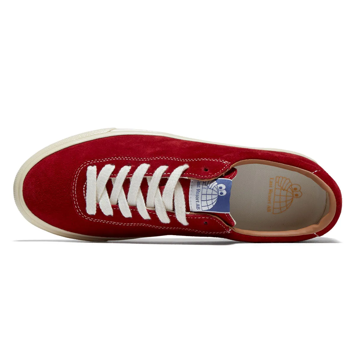 Heel lock Last Resort AB VM001 Suede Lo Shoes - Old Red/Old White