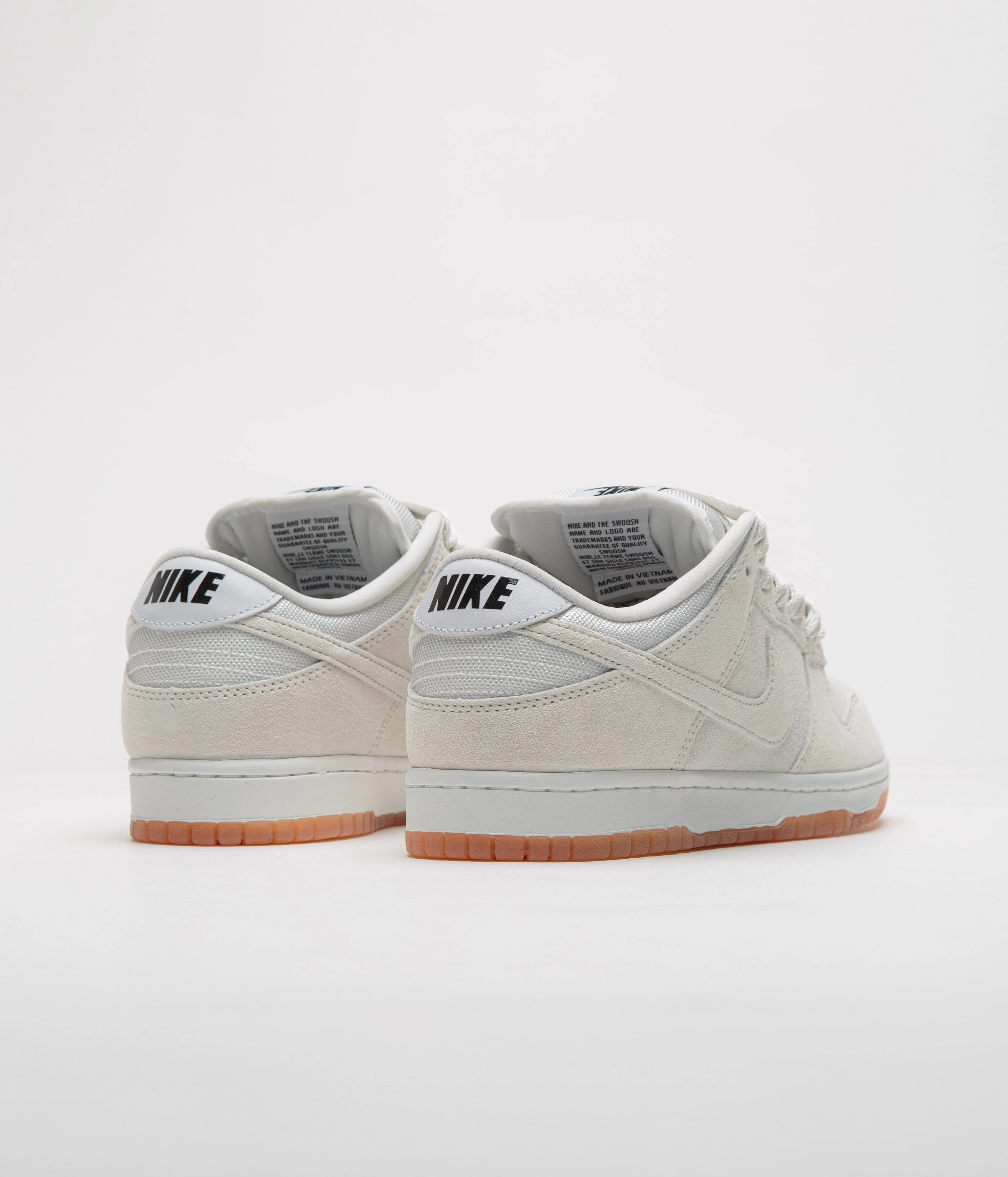 High - Endurance Build Nike SB Dunk Low Pro B Shoes - Pale Ivory / Pale Ivory - Summit White - White