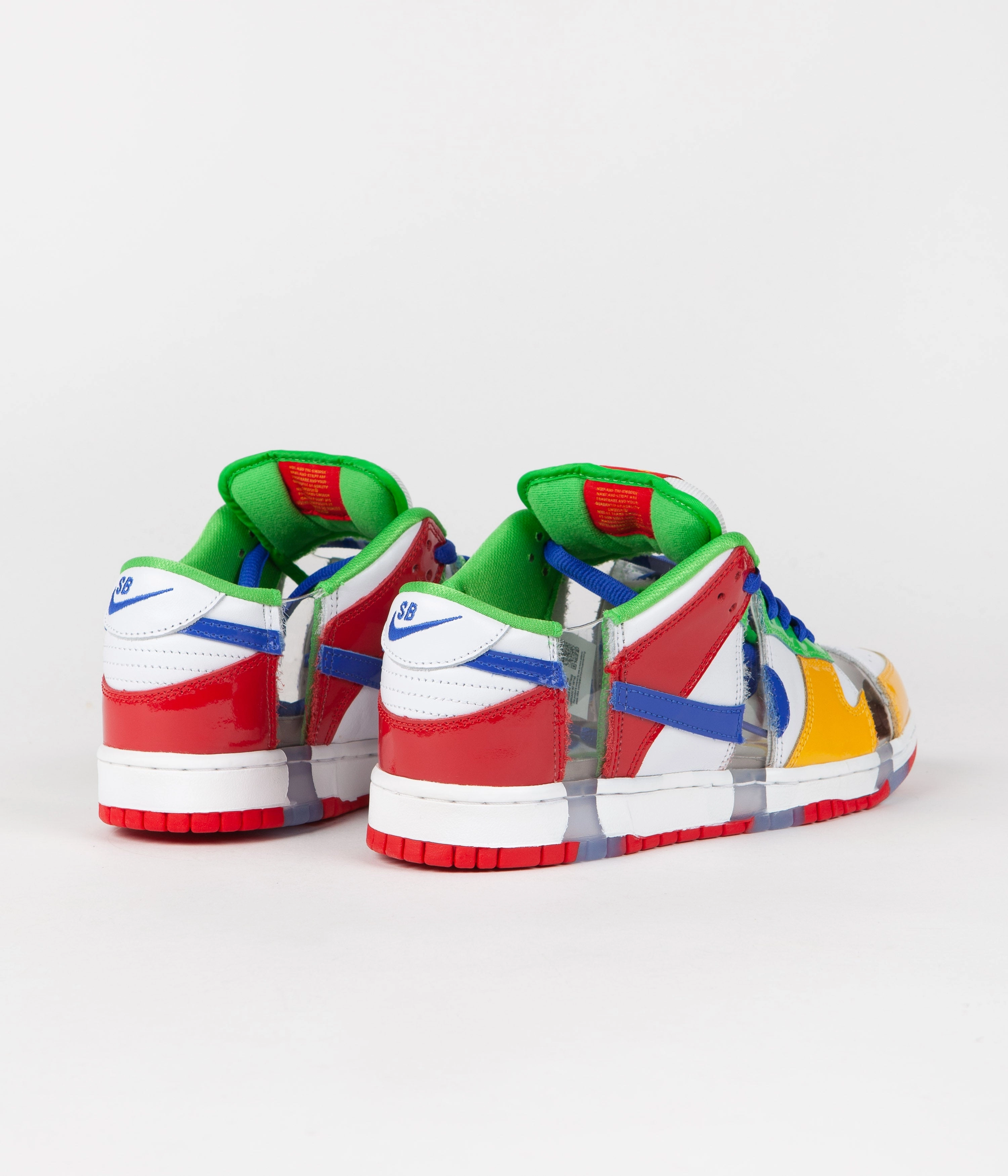 High Function Nike SB Dunk Low OG Sandy Bodecker Shoes - White / Hyper Royal - Mean Green