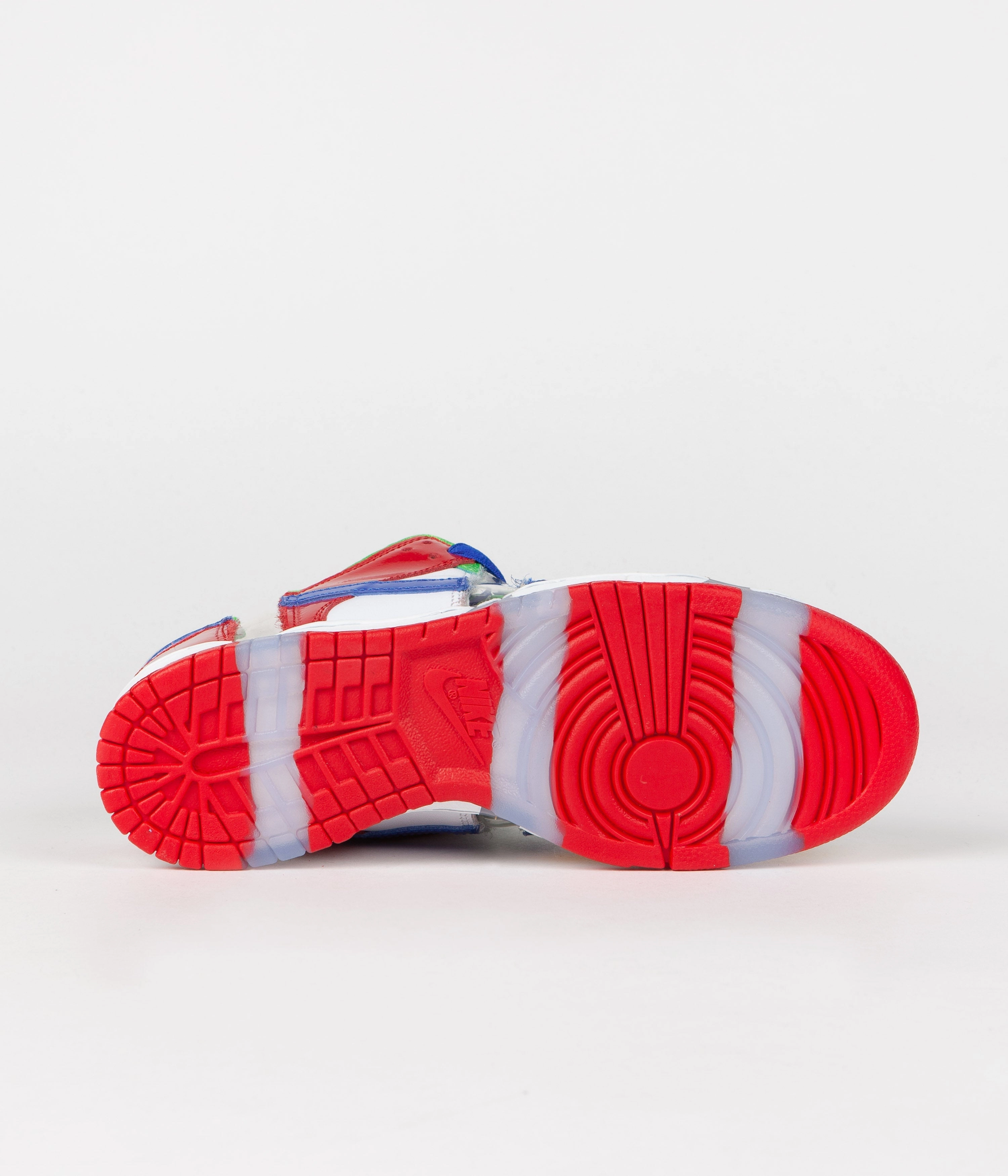 High Function Nike SB Dunk Low OG Sandy Bodecker Shoes - White / Hyper Royal - Mean Green