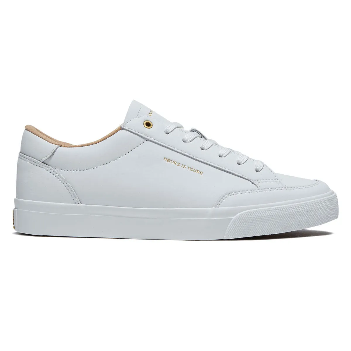 Hours Is Yours DMC-1 Shoes - Pure White Smooth Style Skateboard shoes