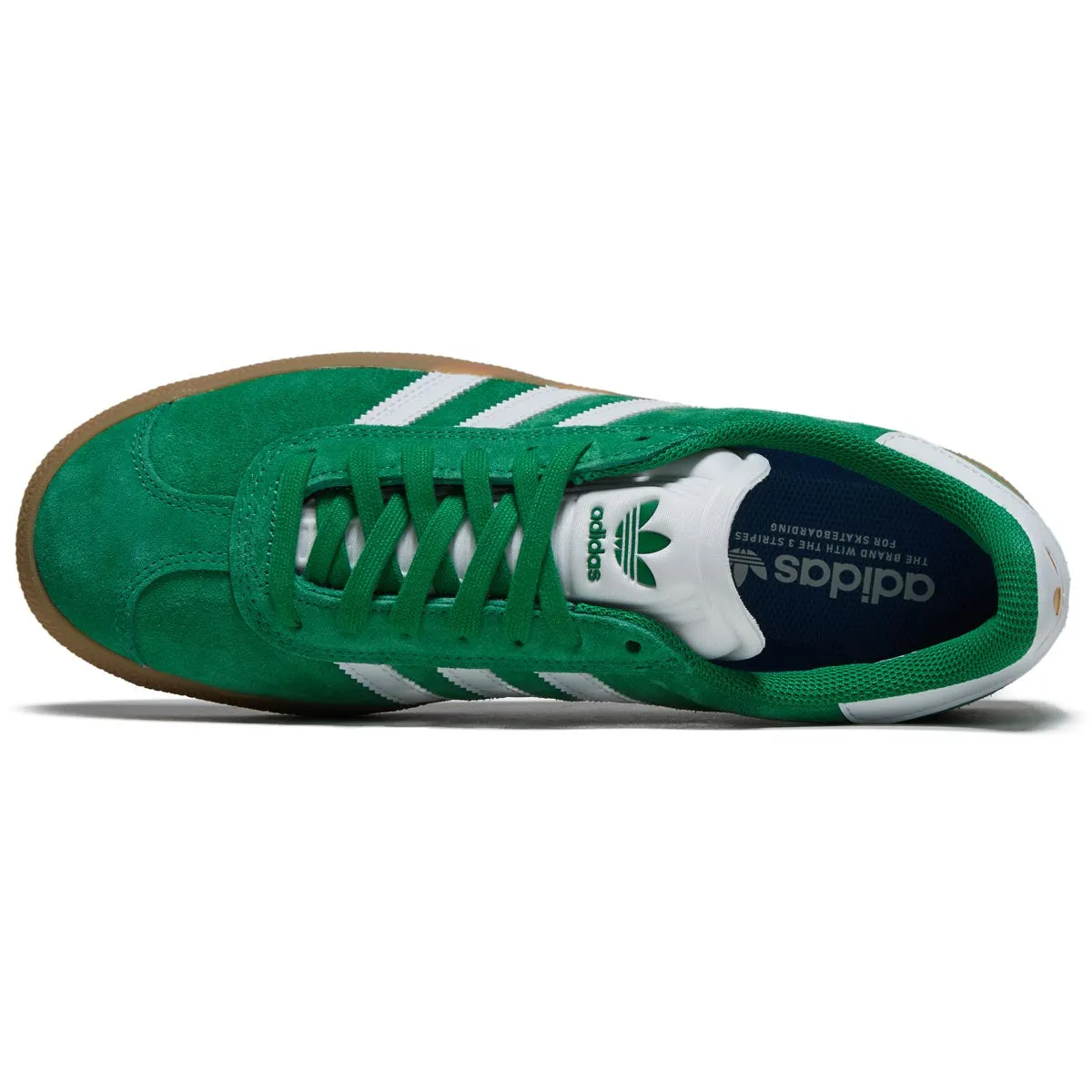 Impact Control Pro Adidas Gazelle ADV Shoes - Green/Ftwr White/Gold Metallic