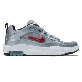 Nike SB Air Max Ishod Premium Shoes - Metallic Silver/Varsity Red Glide Ride