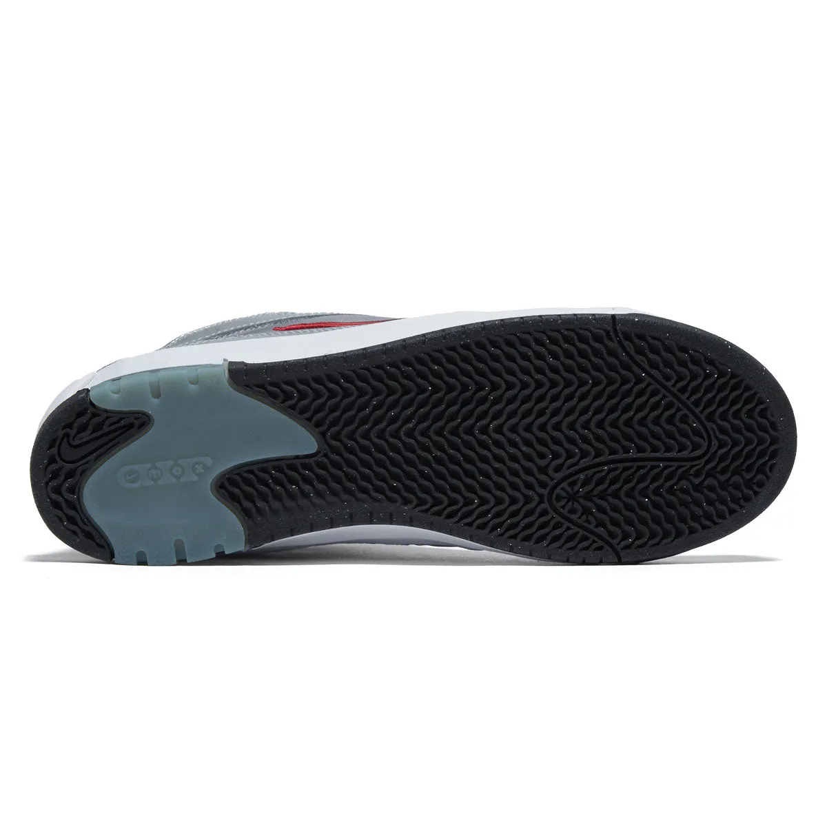 Impact core Nike SB Air Max Ishod Premium Shoes - Metallic Silver/Varsity Red