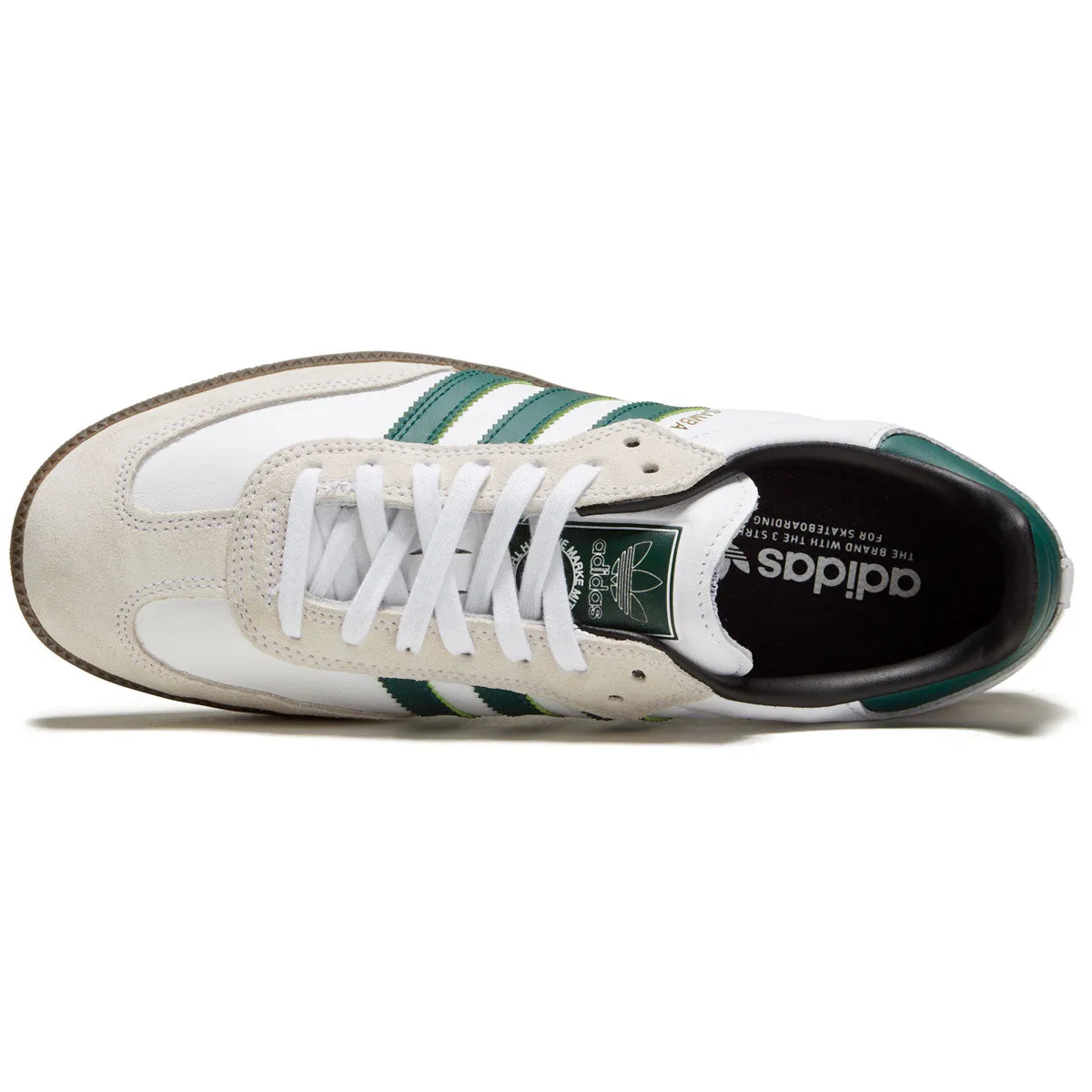 Impact Protect Max Adidas Samba Adv Shoes - White/Collegiate Green/White