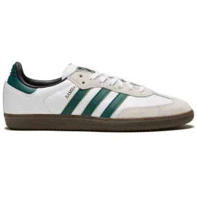 Adidas Samba Adv Shoes - White/Collegiate Green/White Weekend Escape Easy Step Fit