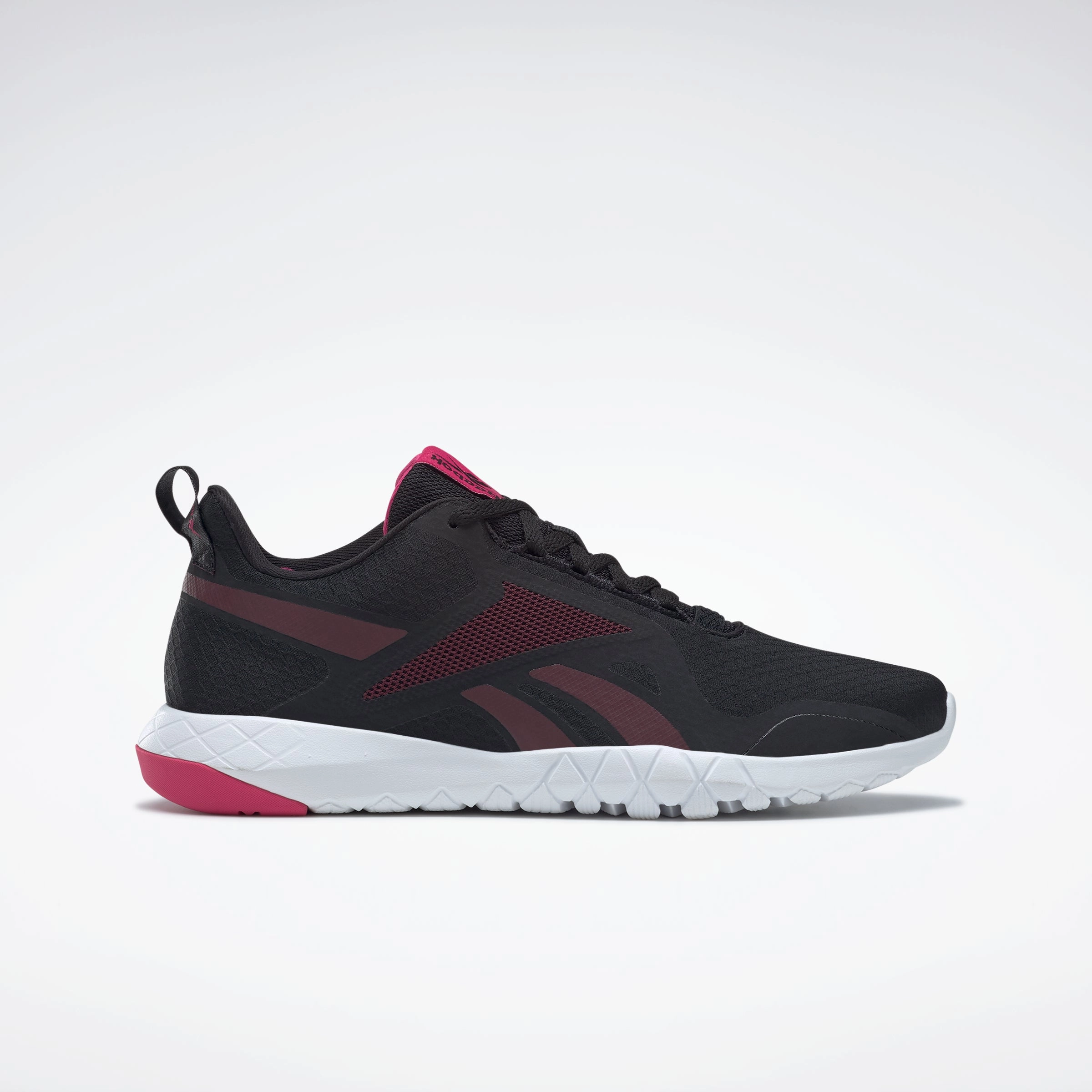 Reebok Footwear Women Flexagon Force 3 Wide D Shoes Cblack/Maroon/Purpnk Sweat Ready