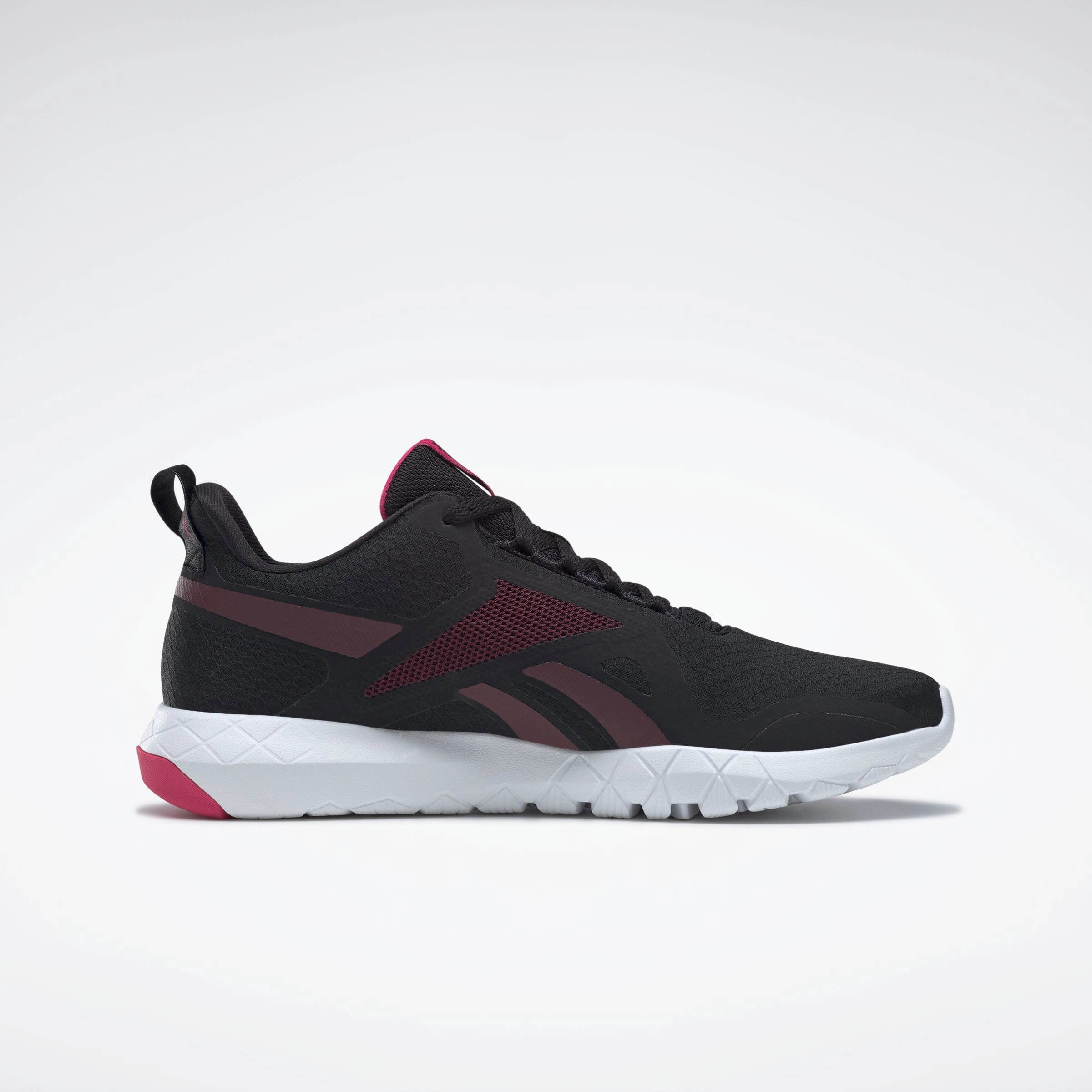 Impact Zones Reebok Footwear Women Flexagon Force 3 Wide D Shoes Cblack/Maroon/Purpnk