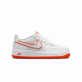 School Style Look Walk Kid's Air Force 1 'White Picante Red'
