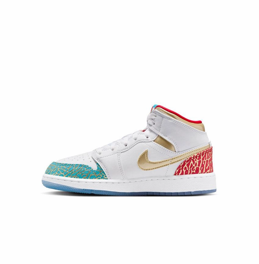 Kid's Air Jordan 1 Mid SS 'UNC to Chi' Snug fit