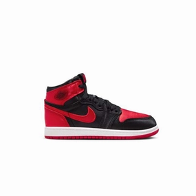 Kid's Air Jordan 1 Retro High OG 'Satin Bred' Trip Pic Pastel Tones