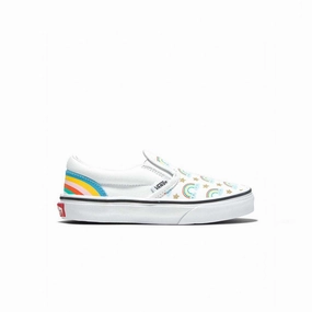 Bend Step Easy Slip-On Kid's Classic Slip-On 'Rad Rainbow'