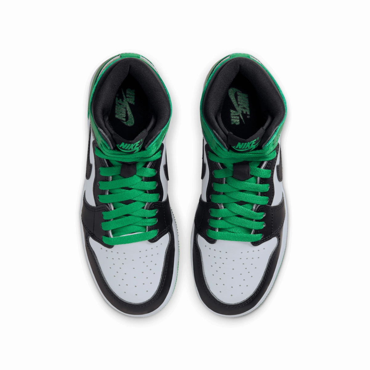 Kids Air Jordan 1 Retro High OG 'Lucky Green' Sporty Chic