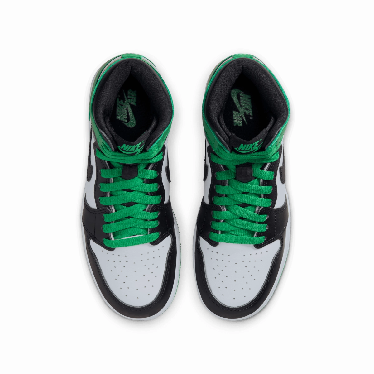 Kids Air Jordan 1 Retro High OG 'Lucky Green' Sporty Chic