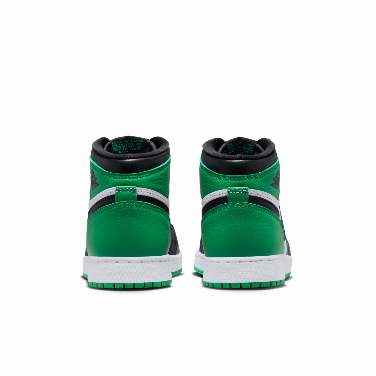 Kids Air Jordan 1 Retro High OG 'Lucky Green' Sporty Chic