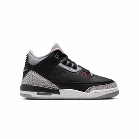 Kids Air Jordan 3 Retro 'Black Cement' Route Walk Relaxed Design