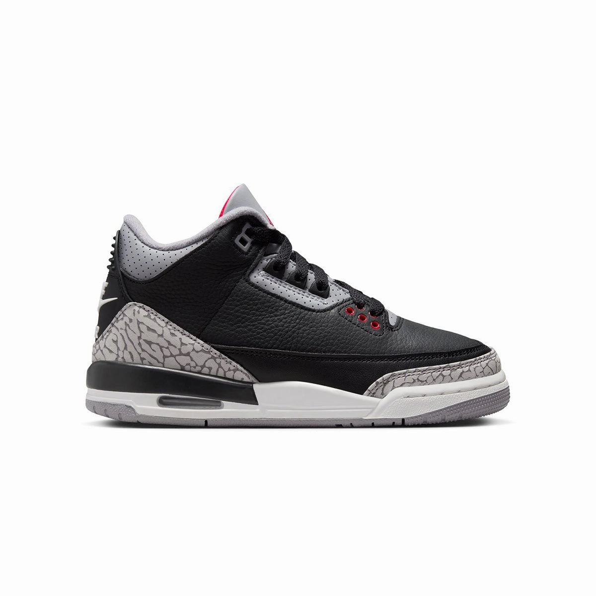 Kids Air Jordan 3 Retro 'Black Cement' Route Walk Relaxed Design