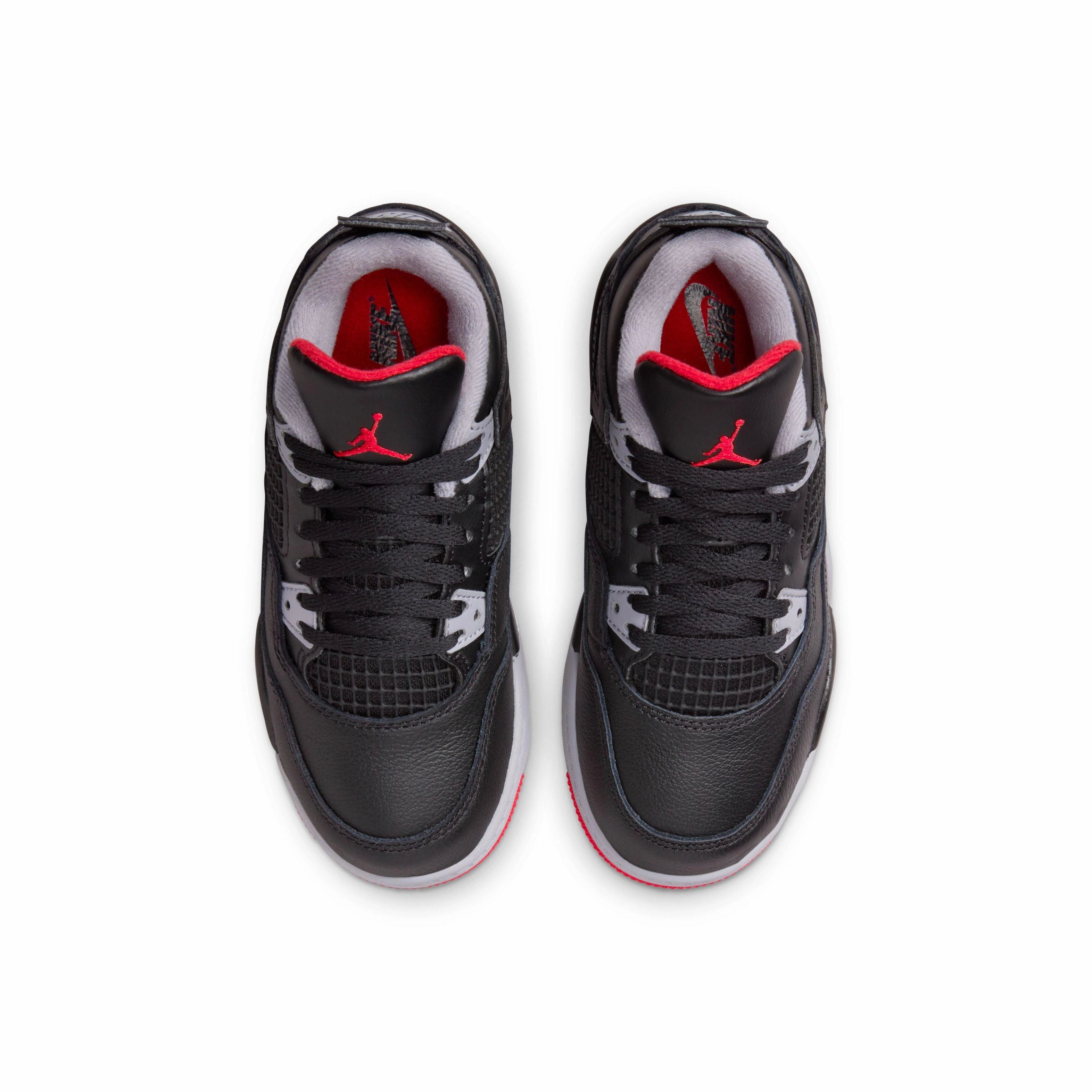 Kids Air Jordan 4 Retro 'Bred Reimagined' Casual chic