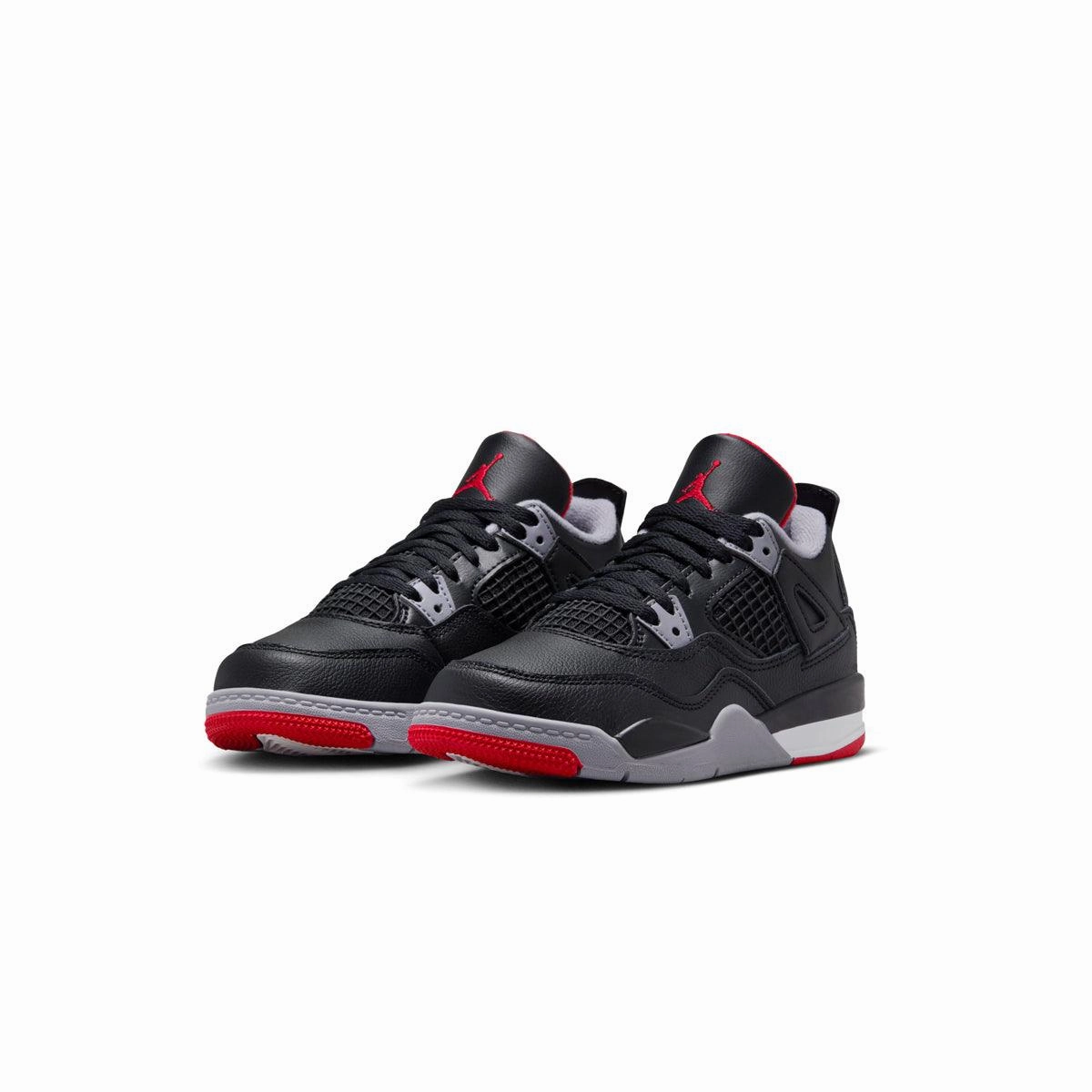 Kids Air Jordan 4 Retro 'Bred Reimagined' Casual chic