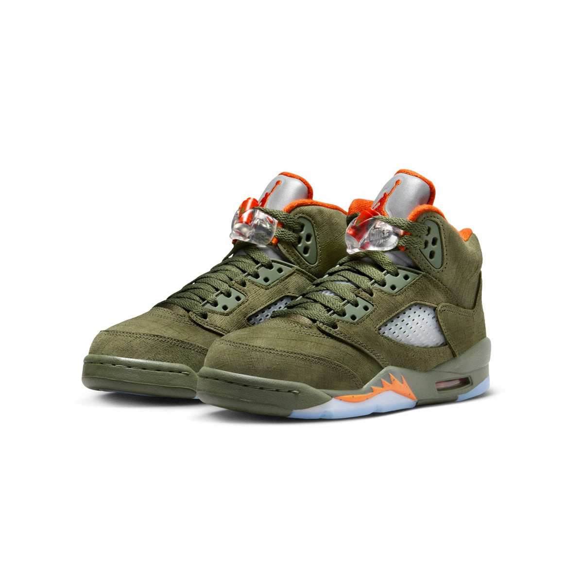 Kids Air Jordan 5 Retro 'Olive' Modern Urban Fit