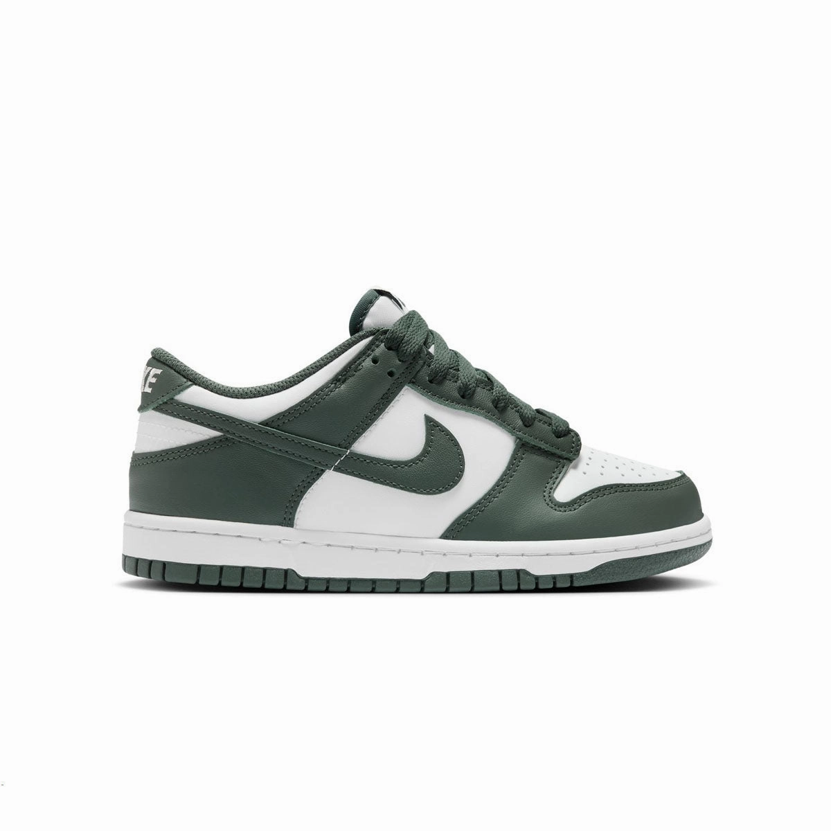 Kids Dunk Low 'White Vintage Green' Versatile Look Superior Cushioning