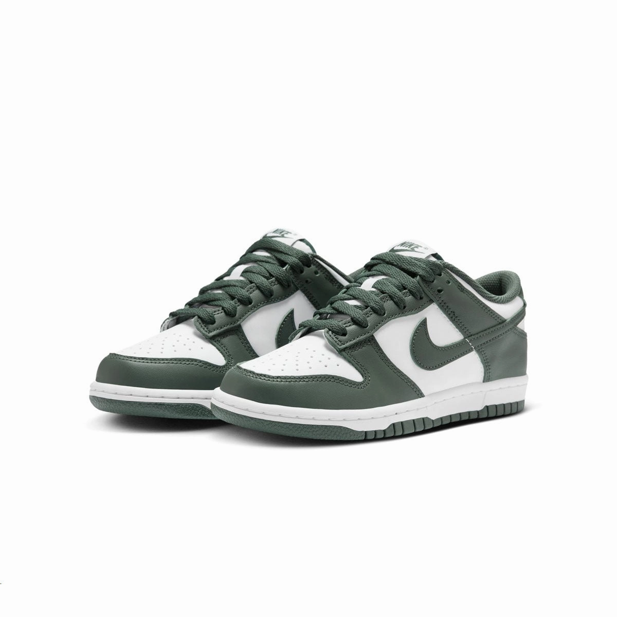 Kids Dunk Low 'White Vintage Green' Street Edge