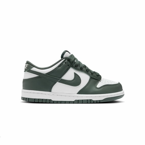 Kids Dunk Low 'White Vintage Green' Versatile Look Superior Cushioning