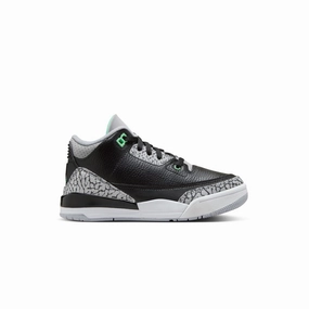 Cliff Path Beach Path Kids Jordan 3 'Green Glow'
