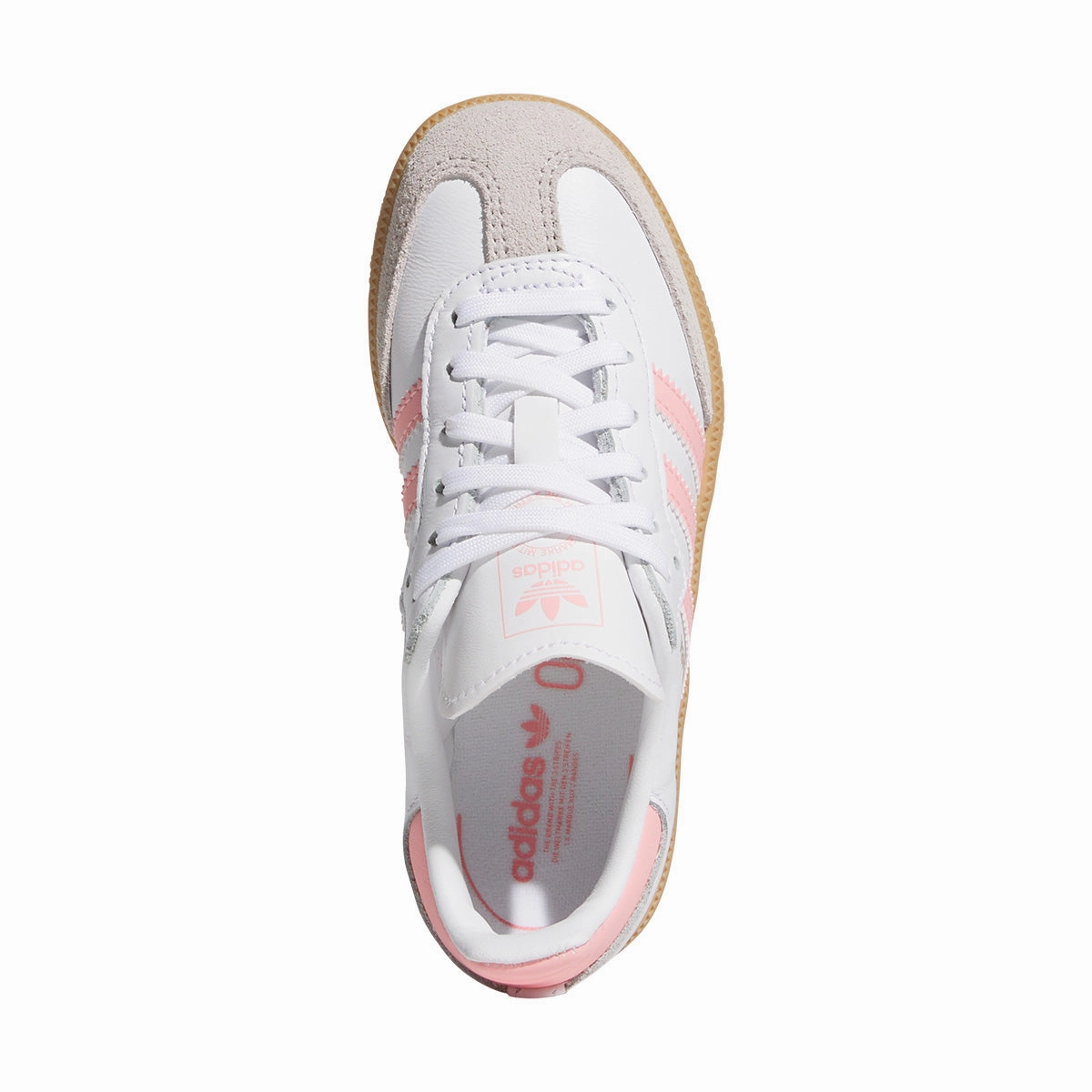 Kids Samba OG 'White Semi Pink Spark' Cushioned Sole