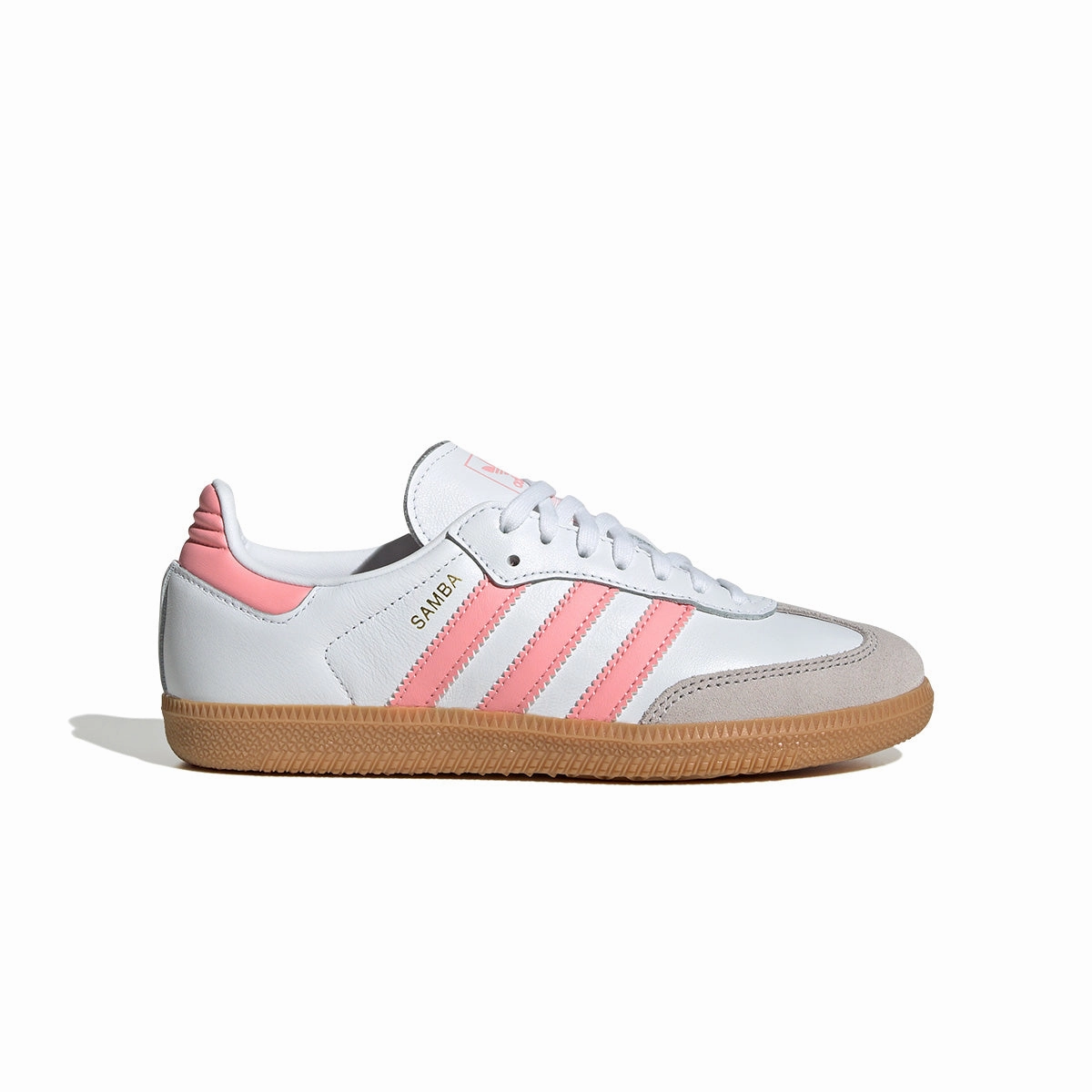 View Stop Sprint Run Kids Samba OG 'White Semi Pink Spark'